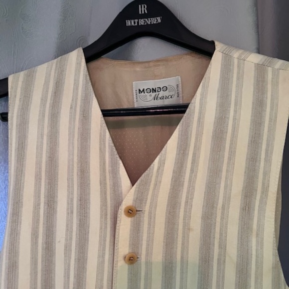 Cream Vest by Mondo - Picture 1 of 4